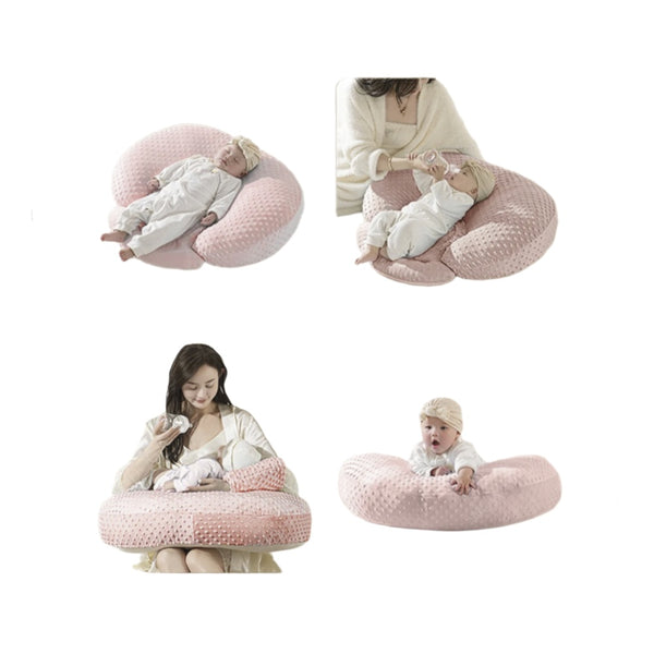 Pink - Breastfeeding, Nursing Pillow, Bottle-Feeding, Versatile Pillow Supportive Aid For Parents