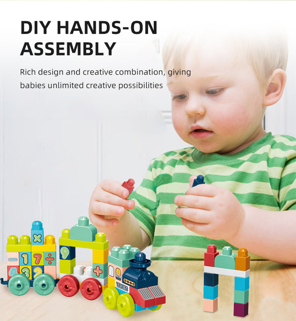 Baby blocks 60pcs set  aged 1 + Learning ABCs, Alphabet, Number Blocks