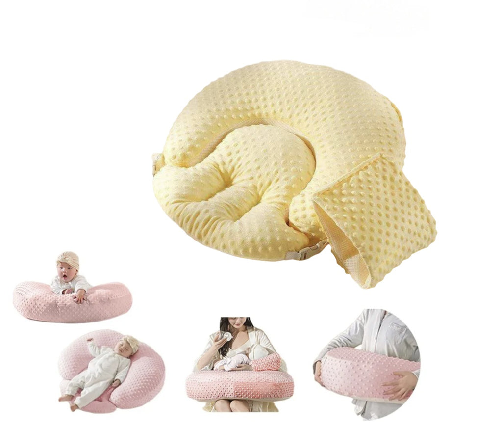Yellow - Breastfeeding, Nursing Pillow, Bottle-Feeding, Maternity Pillow, Versatile Pillow Supportive Aid For Parents